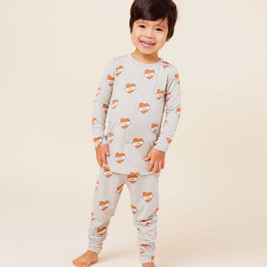 Baby Kids Bamboo Pajamas — Mama Knows Long Sleeve Pajama Set — Image 1