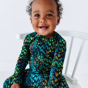 Baby Kids Bamboo Pajamas — Mother of Dragons Romper — Image 1