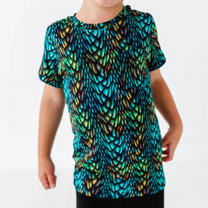 Baby Kids Bamboo Pajamas — Mother of Dragons T-Shirt — Image 1