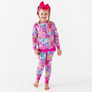 Baby Kids Bamboo Pajamas — My Little Pony™: A New Generation Jogger Set — Image 1