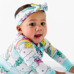 Baby Kids Bamboo Pajamas — My Little Pony™: Classic Headwrap — Image 1