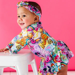 Baby Kids Bamboo Pajamas — My Little Pony™: Friendship is Magic Ruffle Dress — Image 1
