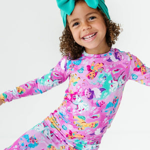 Baby Kids Bamboo Pajamas — My Little Pony™: A New Generation Two-Piece Pajama Set — Image 1