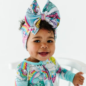 Baby Kids Bamboo Pajamas — My Little Pony™: Classic Biggie Bow — Image 1
