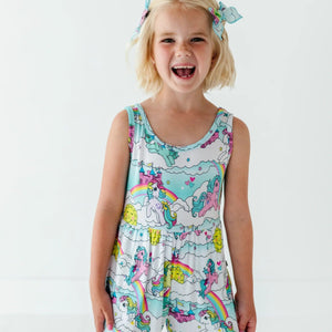 Baby Kids Bamboo Pajamas — My Little Pony™: Classic Girls Romper — Image 1
