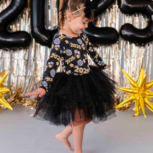Baby Kids Bamboo Pajamas — New Years 2025 Tulle Tutu Dress — Image 1