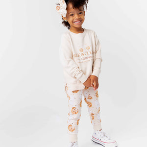 Baby Kids Bamboo Pajamas — One Smart Cookie Jogger Set — Image 1