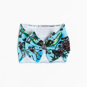 Baby Kids Bamboo Pajamas — Part-Tee Till You Drop Biggie Bow — Image 1