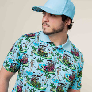Baby Kids Bamboo Pajamas — Part-Tee Till You Drop Men's Hat — Image 1