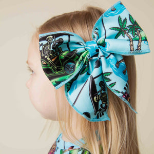 Baby Kids Bamboo Pajamas — Part-Tee Till You Drop Woven Alligator Clip — Image 1