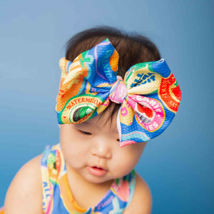 Baby Kids Bamboo Pajamas — Peel Me Later Biggie Bow — Image 1