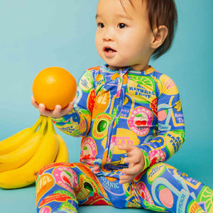 Baby Kids Bamboo Pajamas — Peel Me Later Convertible Romper — Image 1