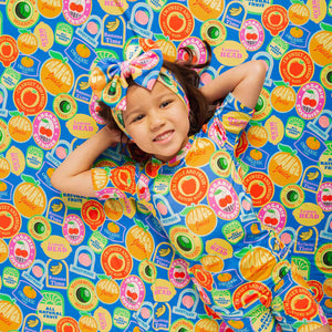 Baby Kids Bamboo Pajamas — Peel Me Later Ruffle Bum Bum Blanket — Image 1