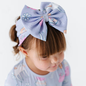 Baby Kids Bamboo Pajamas — Peppa Pig™ Ballerina Biggie Bow — Image 1