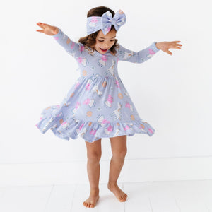 Baby Kids Bamboo Pajamas — Peppa Pig™ Ballerina Girls Dress & Shorts Set — Image 1