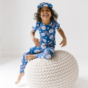 Baby Kids Bamboo Pajamas — Perfect Catch Two-Piece Pajama Set — Image 1