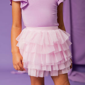 Baby Kids Bamboo Pajamas — Pinkberry Tulle Skort — Image 1