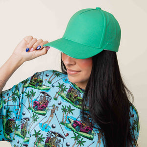 Baby Kids Bamboo Pajamas — Putt Around & Find Out Adult Hat — Image 1