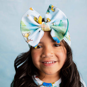 Baby Kids Bamboo Pajamas — Harry Potter™ Quidditch Cup Biggie Bow — Image 1