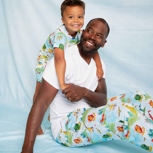 Baby Kids Bamboo Pajamas — Harry Potter™ Quidditch Cup Men's Pants — Image 1