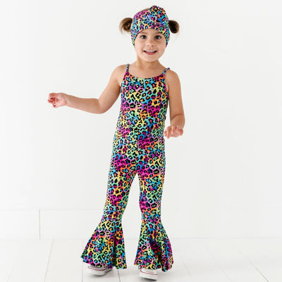 Roarin' Rainbow Bell Bottom Jumpsuit - Image 1 - Bums & Roses