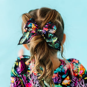Baby Kids Bamboo Pajamas — Sea You Later Woven Alligator Clip — Image 1