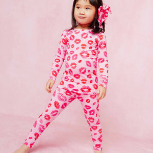 Baby Kids Bamboo Pajamas — Seal The Deal Long Sleeve Pajama Set — Image 1