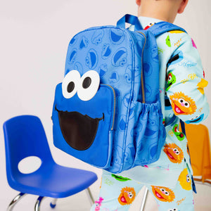 Baby Kids Bamboo Pajamas — Sesame Street™ Cookie Monster Kids Backpack — Image 1