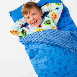 Baby Kids Bamboo Pajamas — Sesame Street™ Cookie Monster Sleeping Bag — Image 1