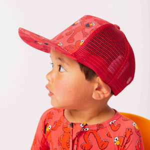 Baby Kids Bamboo Pajamas — Sesame Street™ E is for Elmo Hat — Image 1