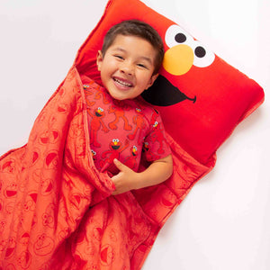 Baby Kids Bamboo Pajamas — Sesame Street™ Elmo Sleeping Bag — Image 1