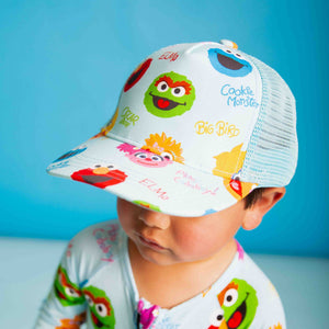 Baby Kids Bamboo Pajamas — Sesame Street™ Elmo and Friends Hat — Image 1