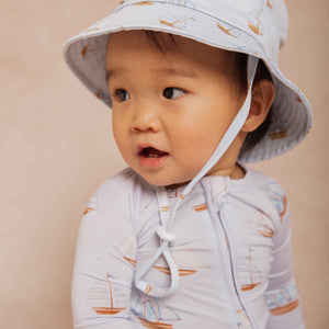 Baby Kids Bamboo Pajamas — Ship Happens Bucket Hat — Image 1
