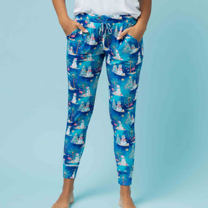 Baby Kids Bamboo Pajamas β Sleighin' the Heat Women's Pants β Image 1