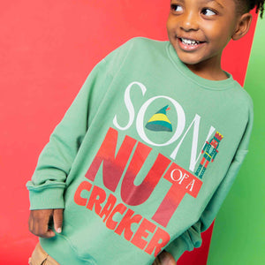 Baby Kids Bamboo Pajamas — Son of a Nutcracker Crew Neck Sweatshirt — Image 1
