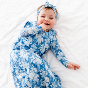 Baby Kids Bamboo Pajamas — Southern Rose Sleep Sack — Image 1