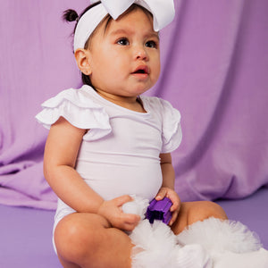 Baby Kids Bamboo Pajamas — Stardust Cap Sleeve Top — Image 1