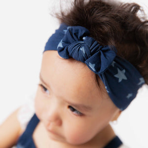 Baby Kids Bamboo Pajamas — Star of the Show Headwrap — Image 1