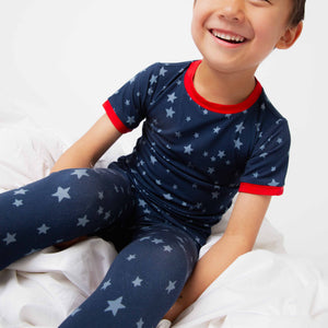 Baby Kids Bamboo Pajamas — Star of the Show Short Sleeve Pajama Set — Image 1