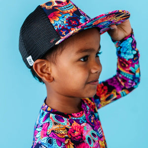 Baby Kids Bamboo Pajamas — Sweet But Deadly Hat — Image 1
