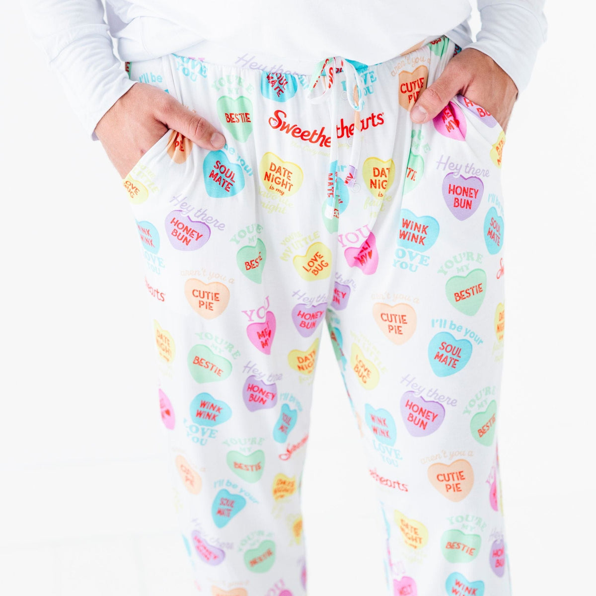 Sweethearts® Colorful Candy Hearts Men's Pants