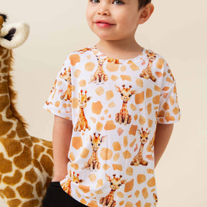 Baby Kids Bamboo Pajamas — Tall Order T-Shirt — Image 1