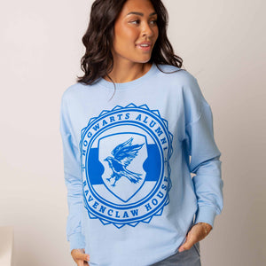 Baby Kids Bamboo Pajamas — Harry Potter™ Team Ravenclaw Adult Unisex Crewneck Sweatshirt — Image 1