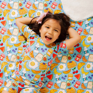 Baby Kids Bamboo Pajamas — The Brunch Bunch Bum Bum Blanket - Plush — Image 1