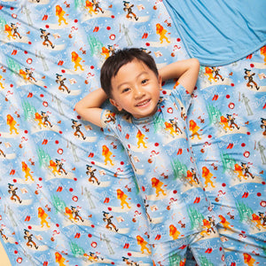 Baby Kids Bamboo Pajamas — The Wizard of Oz™ Bum Bum Blanket — Image 1