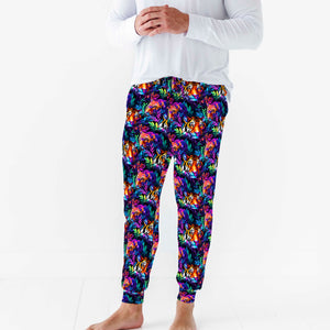 Baby Kids Bamboo Pajamas — Easy Tiger Men's Pants — Image 1