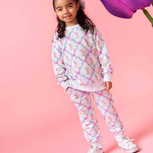 Baby Kids Bamboo Pajamas — Too Fluffin Cute Jogger Set — Image 1