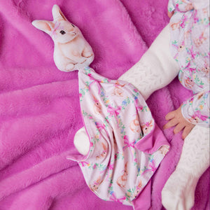 Baby Kids Bamboo Pajamas — Too Fluffin Cute Lovey — Image 1