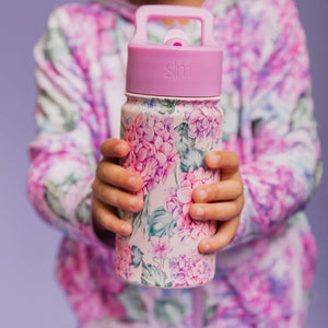 Baby Kids Bamboo Pajamas — Simple Modern Summit Tumbler - 14 oz : Hydrangea — Image 1