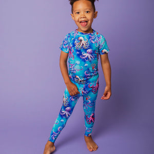 Baby Kids Bamboo Pajamas — Tenta-cool Short Sleeve Pajama Set — Image 1